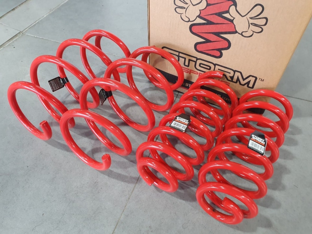 SONATA (DN8, 2020 - 2026) LOWERING SPRING F & R (1 inch lowering) KDM